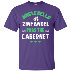 Christmas T-Shirt Jingle Bells Zinfandel Pass The Cabernet