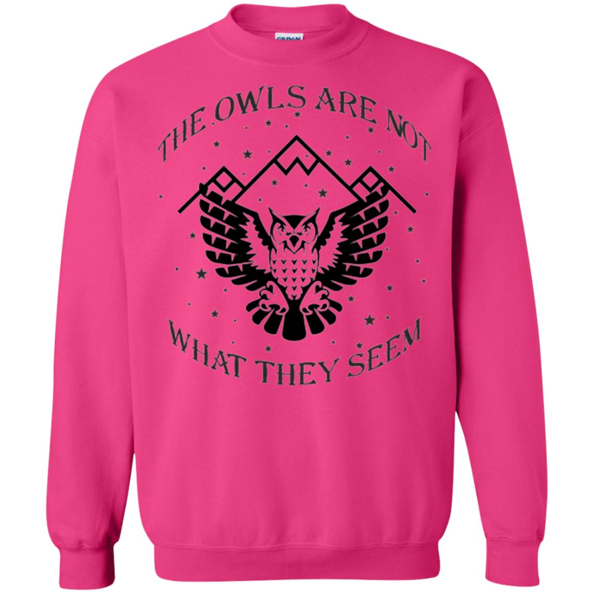 Owl Lovers T-shirt The Owls Are Not What They Seem Heliconia