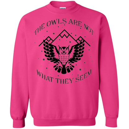 Owl Lovers T-shirt The Owls Are Not What They Seem Heliconia