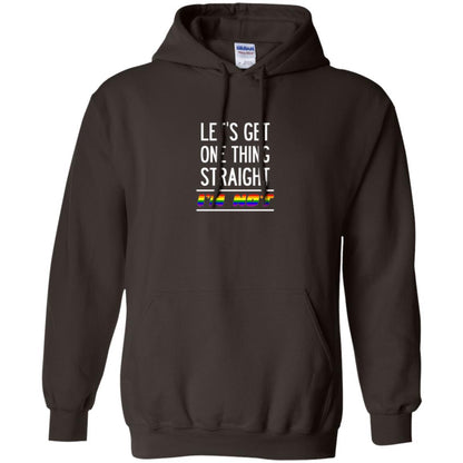 Lgbt T-shirt Let's Get One Thing Straight I'm Not Dark Chocolate