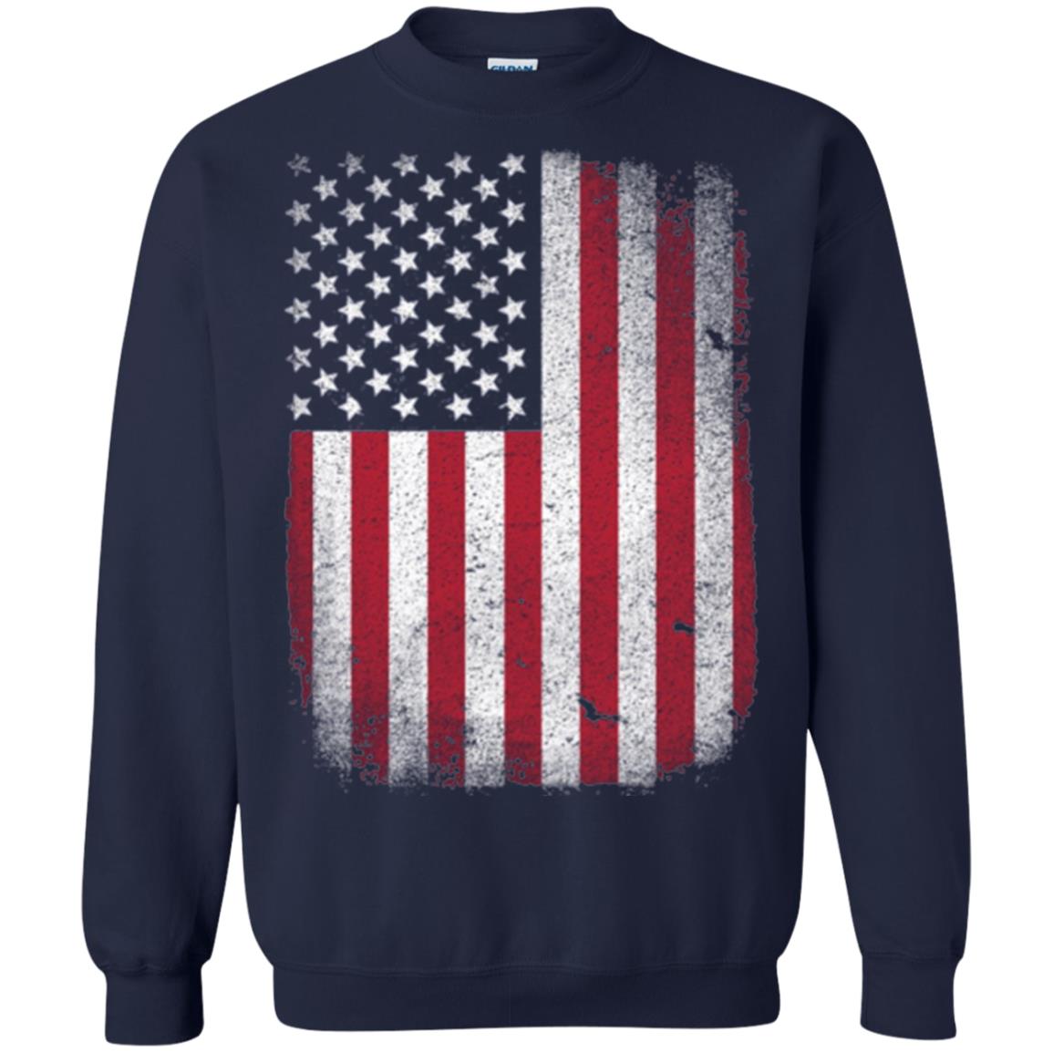 Usa Flag T-shirt 4th July Navy