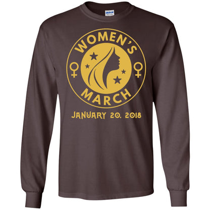 Women_s Right T-shirt Women_s March January 20th 2018 Protest Dark Chocolate