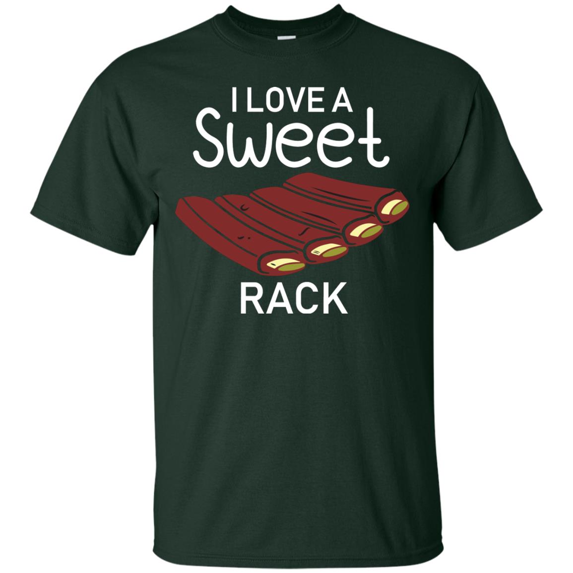 I Love A Sweet Rack Bbq Grill Summer Shirt Forest