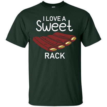 I Love A Sweet Rack Bbq Grill Summer Shirt Forest