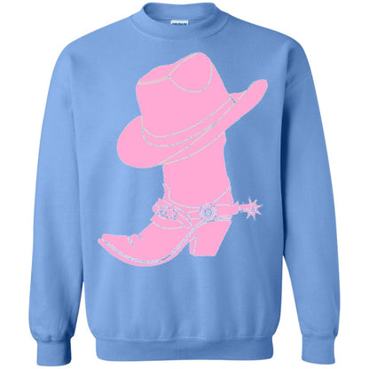 Cowgirl Boots Western Wear T-shirt Carolina Blue