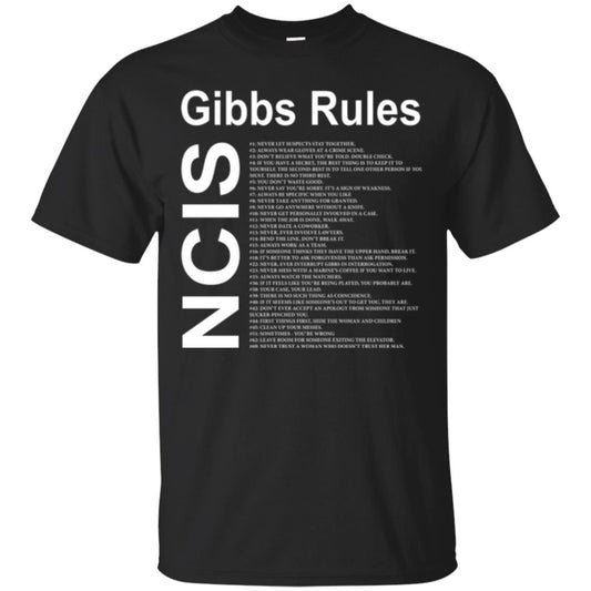 Gibbs Rules T-shirt Black