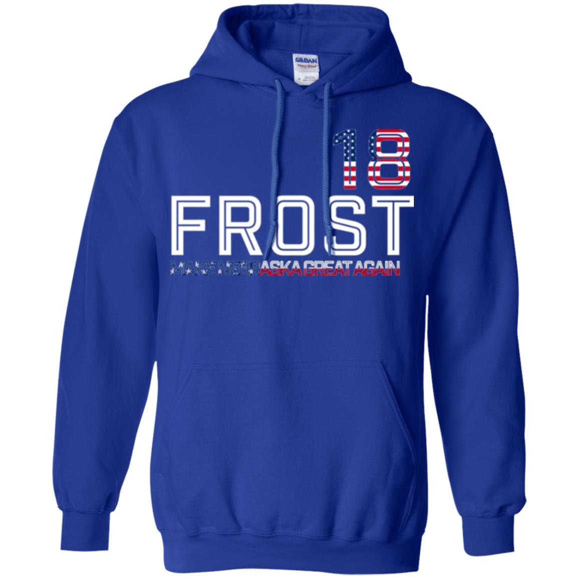 Frost 2018 T-shirt Make Nebraska Great Again Royal