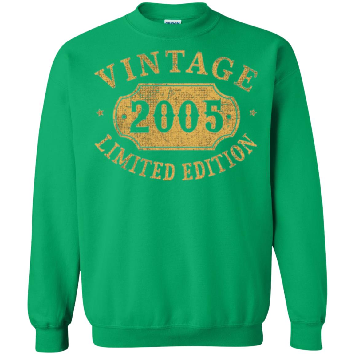 Brithday T-shirt Vintage 2005 Limited Edition Irish Green