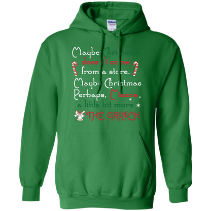 Christmas T-shirt Maybe Christmas Doesn't Come From A Store Irish Green