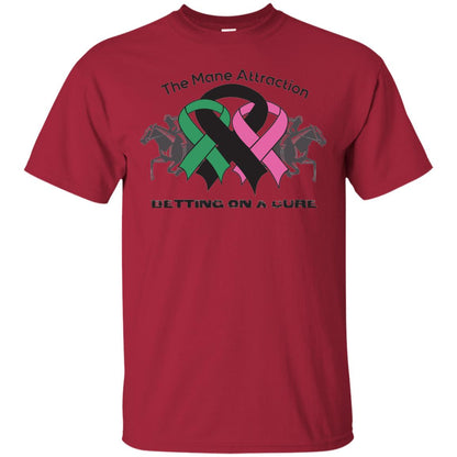 The Mane Attraction Cancer Betting On A Cure Shirt Cardinal
