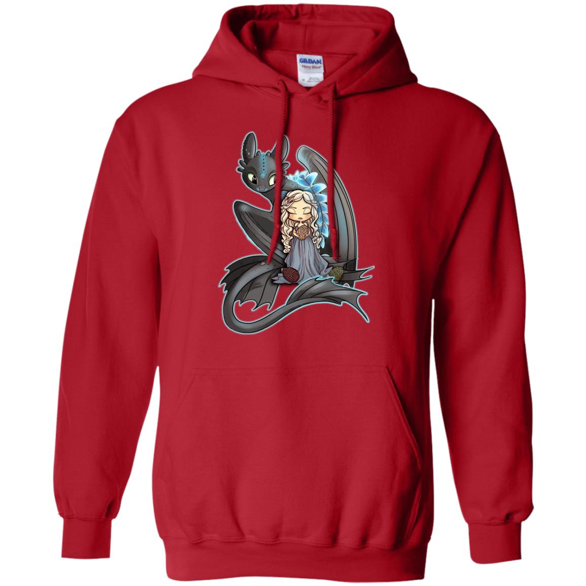 Dragon Night Fury Cartoon Shirt Red
