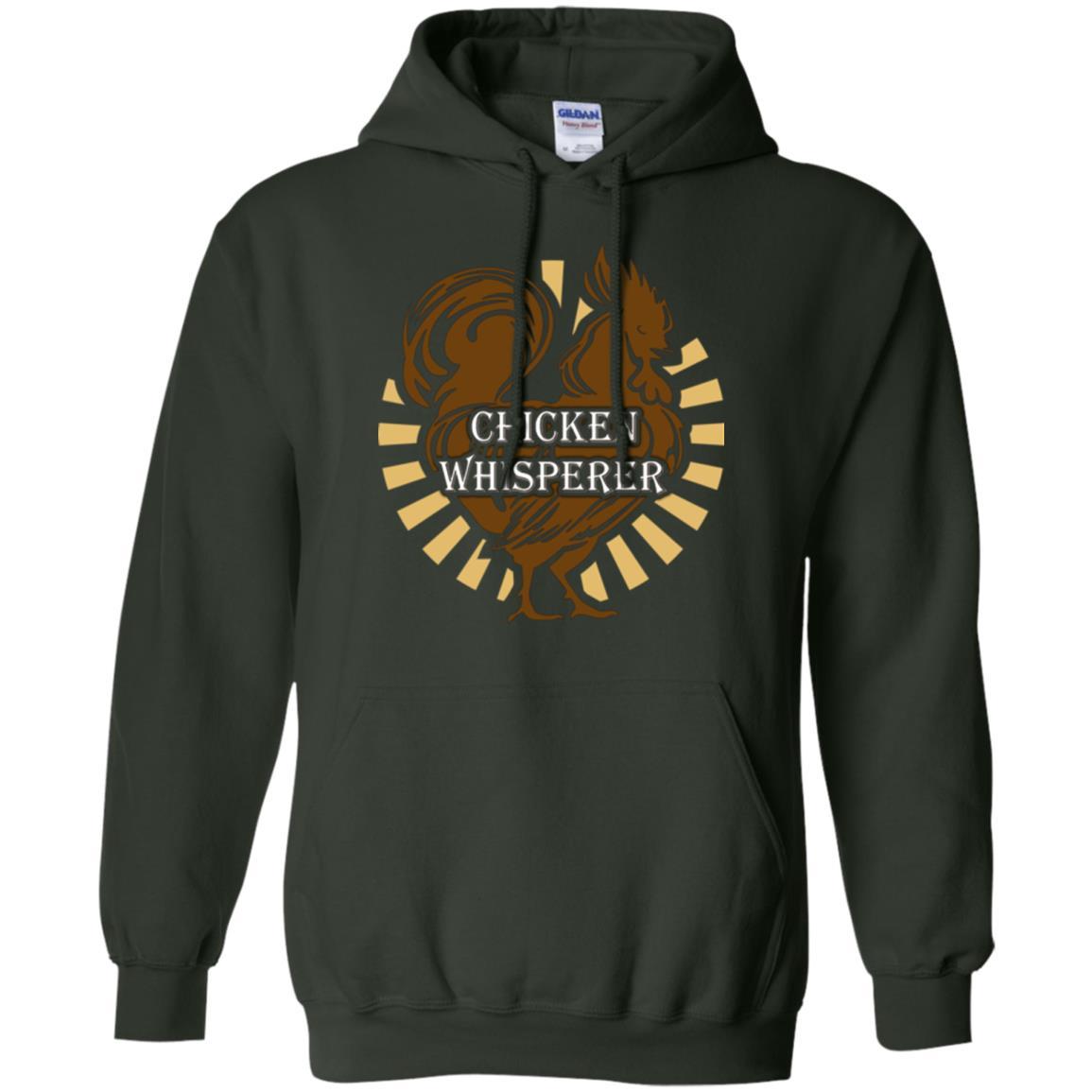 Farmer T-shirt Chicken Whisperer Forest Green
