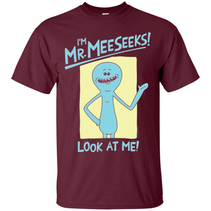 Film T-shirt I'm Mr. Meeseeks Look At Me Maroon