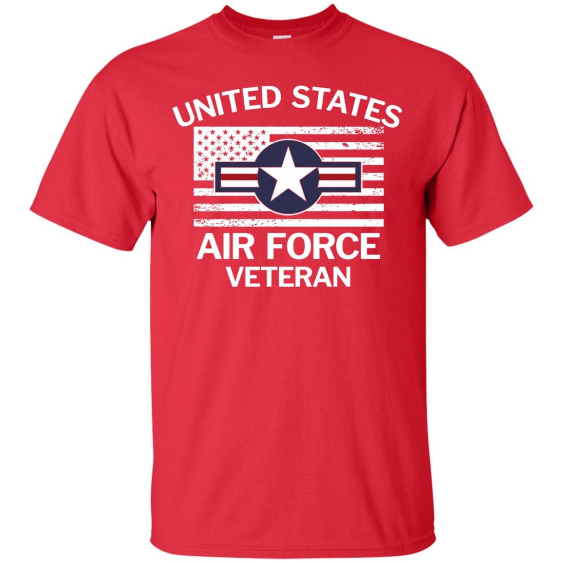 United States Air Force Veteran T-shirt Red