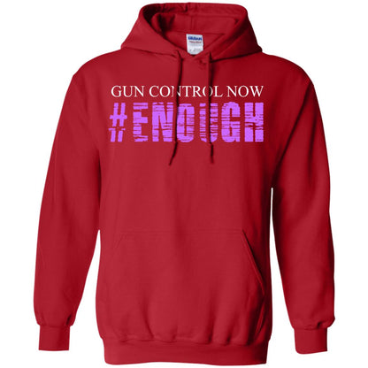 Anti Gun T-shirt Gun Control Now Enough Red