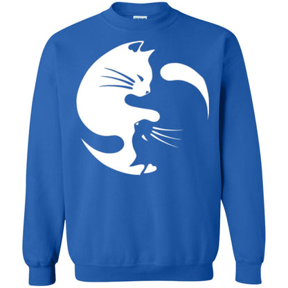 Ying Yang Cat T-shirt Royal