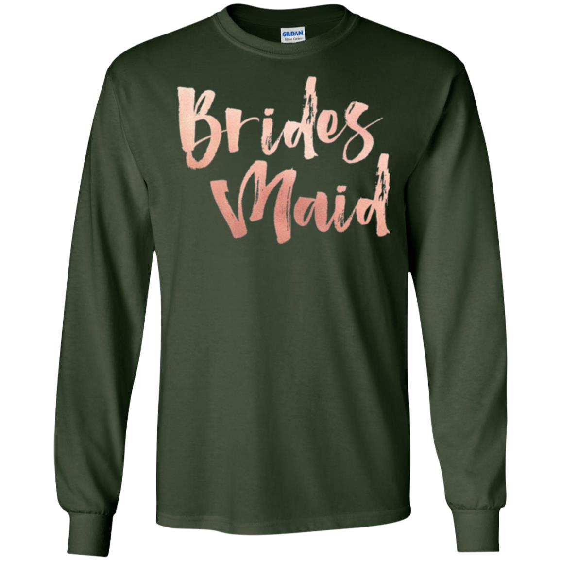 Bridal Shower Wedding Party Bridesmaid T-shirt Forest Green