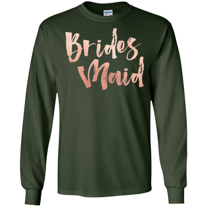 Bridal Shower Wedding Party Bridesmaid T-shirt Forest Green