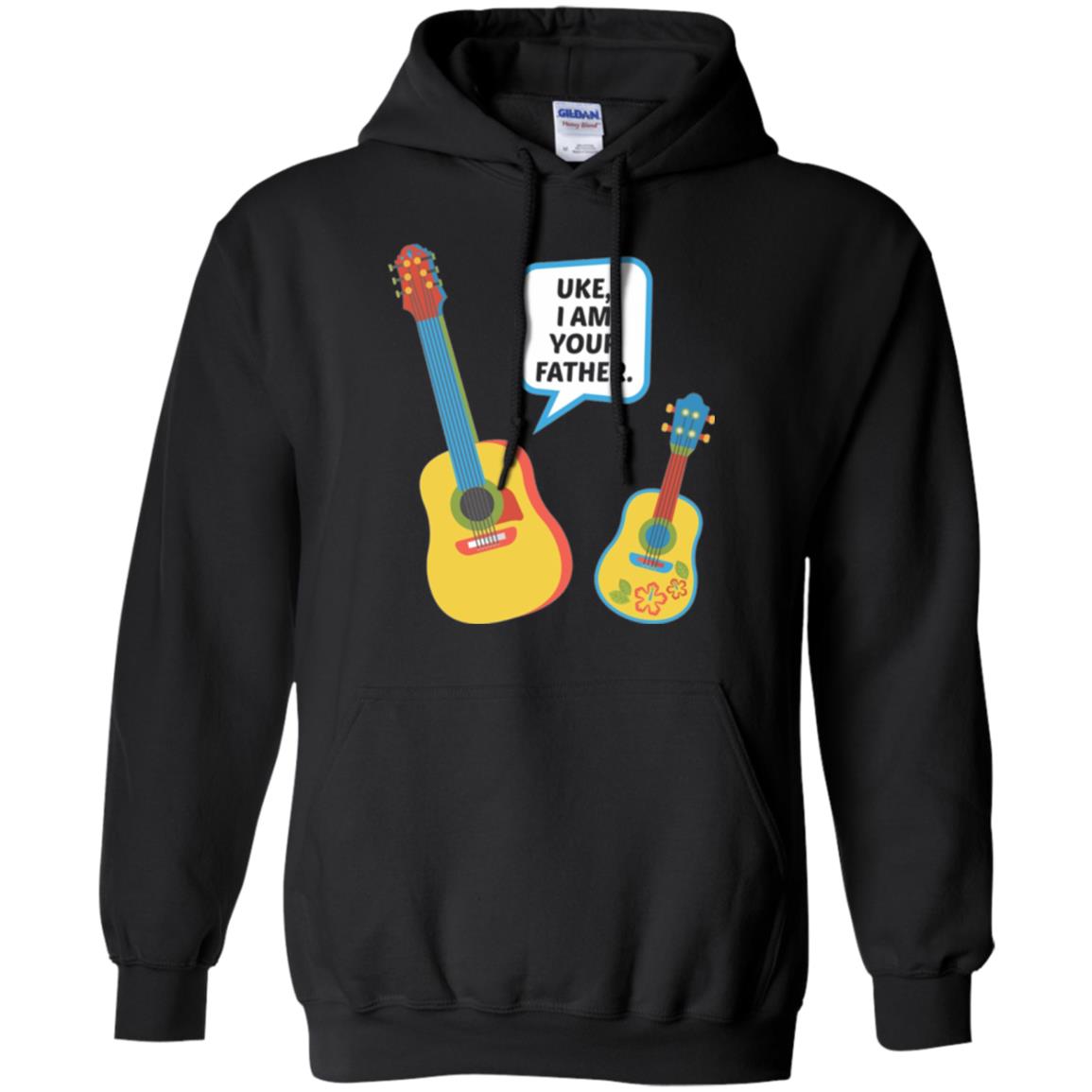Ukulele Lovers T-shirt Uke I Am Your Father Black