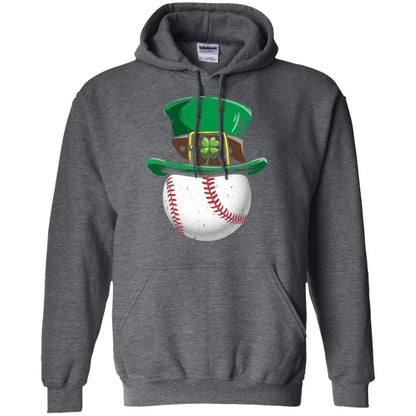 Leprechaun St. Patrick_s Day Baseball Ball T-shirt Dark Heather