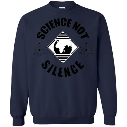 Scientist T-shirt Science Not Silence T-shirt Navy