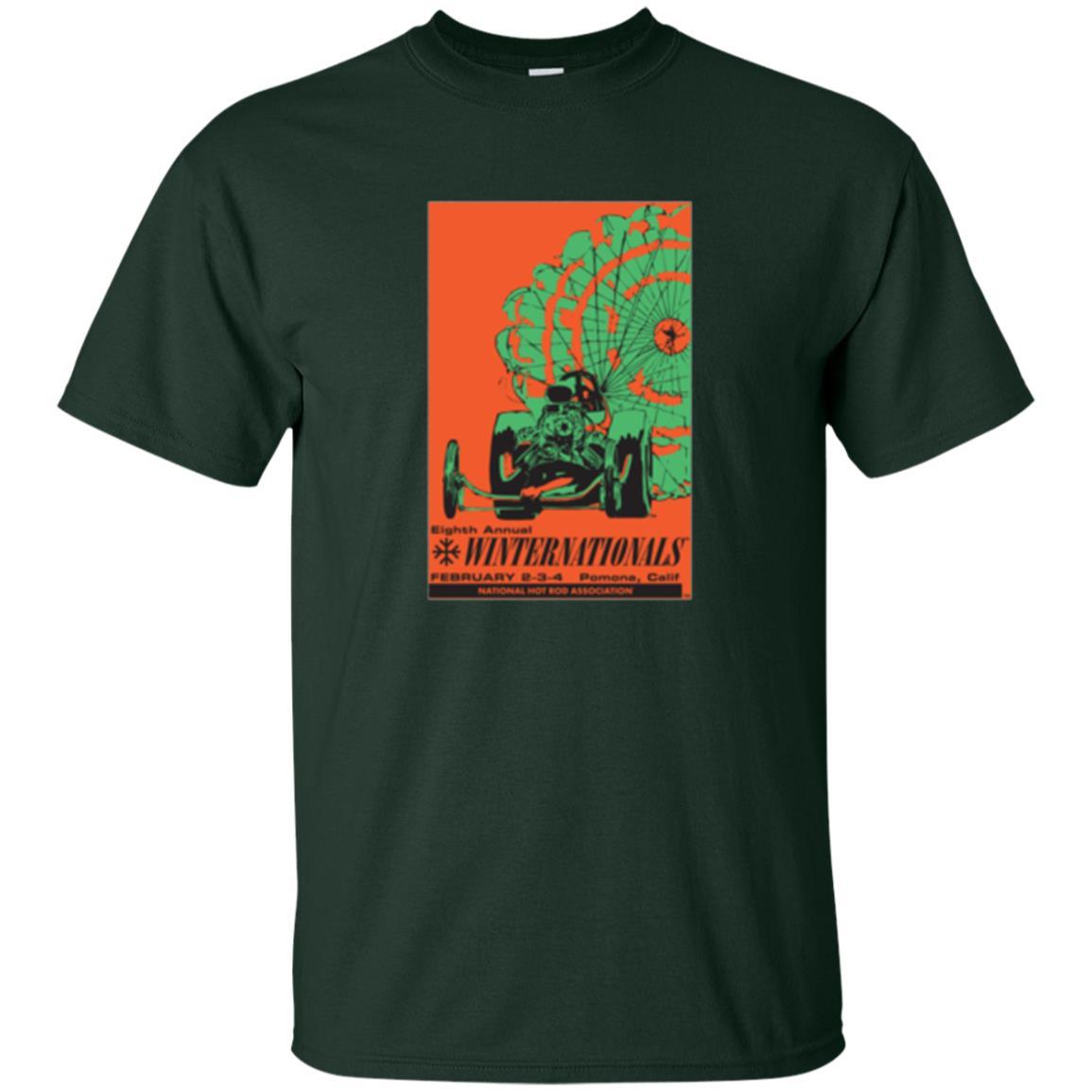 Nhra 1968 Winternationals T-shirt Forest Green