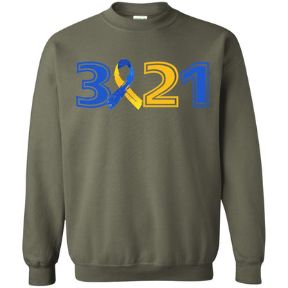 Awareness March 21 World Down Syndrome Day T-shirt Military Green