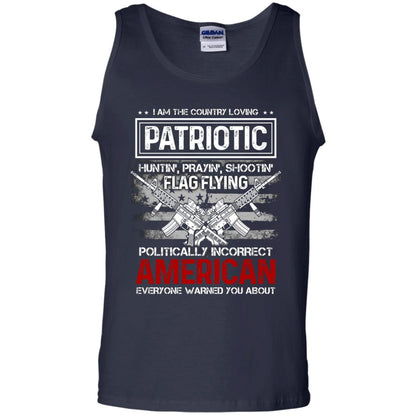 Politically Incorrect American Everyone Warned You About Military Shirt Navy