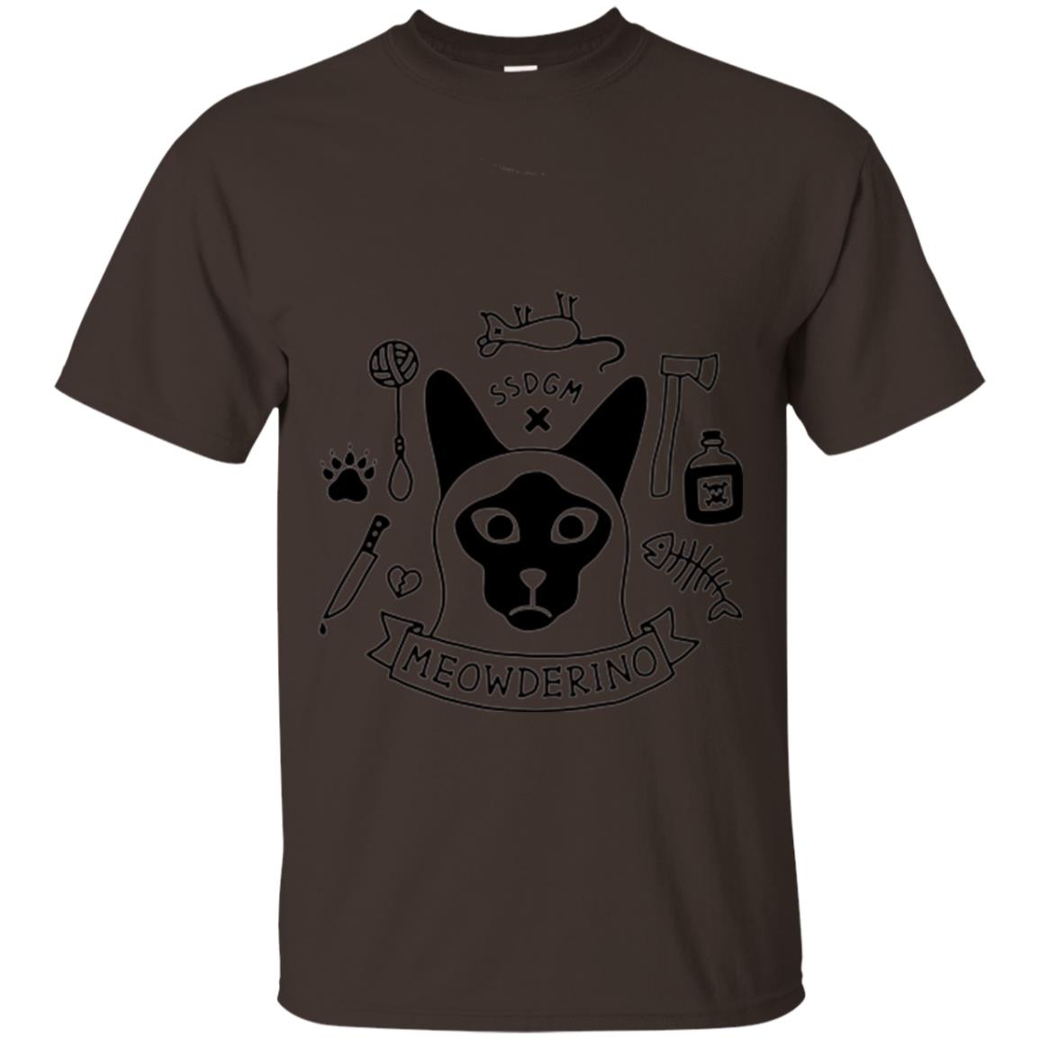 Meowderino T-shirt True Crime Cat Dark Chocolate