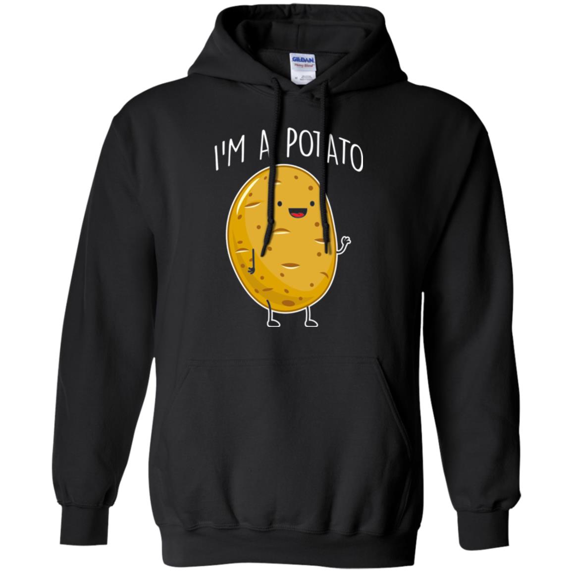 I Am Potato T-shirt Black