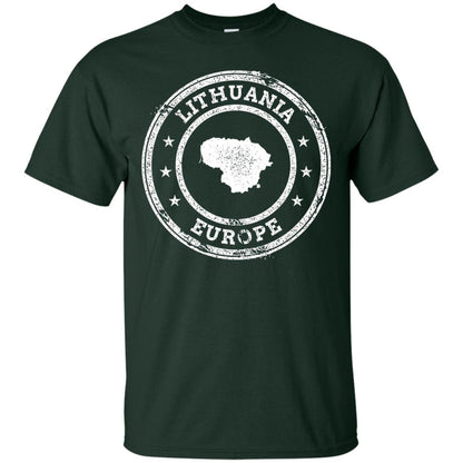 Lithuania Passport Stamp Funny Lithuania T-shirt Forest