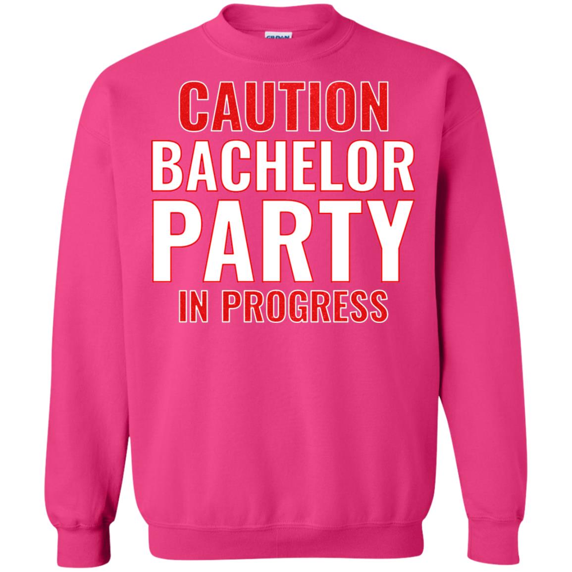 Funny Warning Caution Bachelor Party In Progress Heliconia