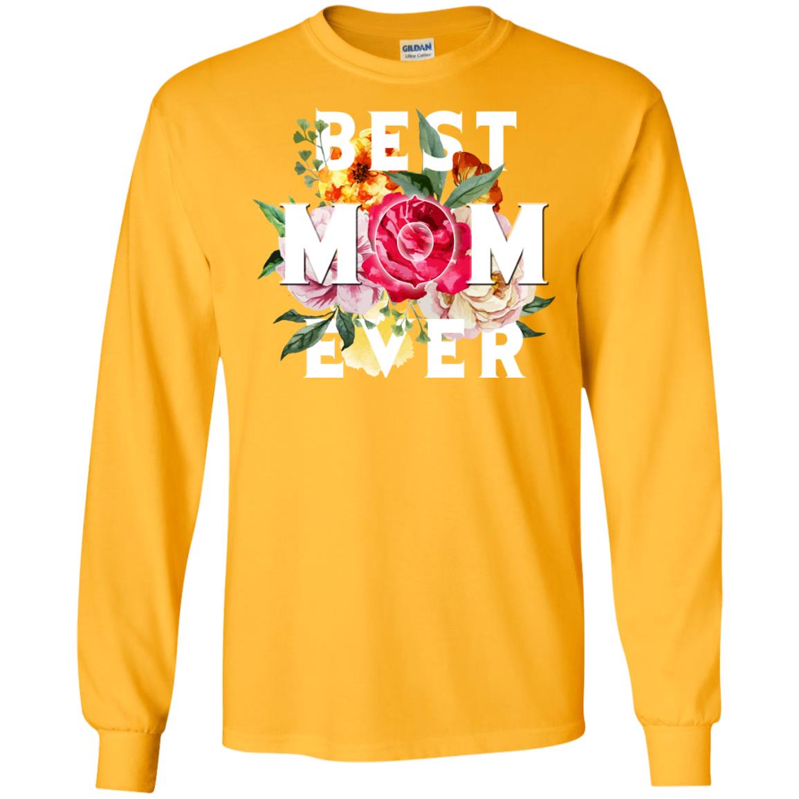 Best Mom Ever Mommy Shirt Gold