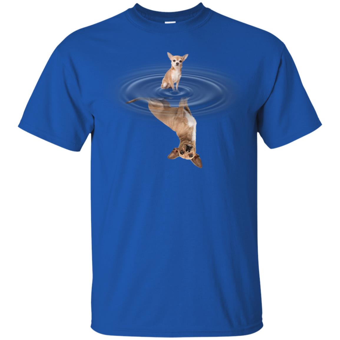 Little Chihuahua And Big Shadow Shirt Royal