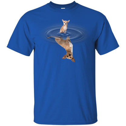 Little Chihuahua And Big Shadow Shirt Royal