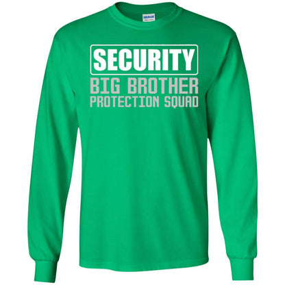 Family T-shirt Security Big Brother Protection Squad Irish Green