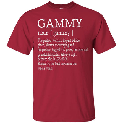 Gammy Definition Nana T-shirt Cardinal