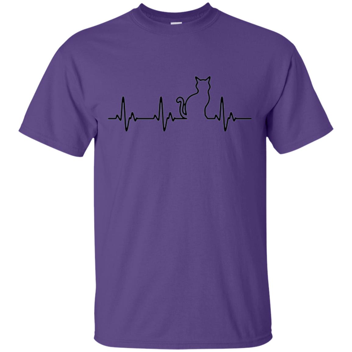 Cat Lovers T-shirt Purple
