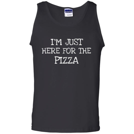 Pizza Lovers T-shirt I_m Just Here For The Pizza Black