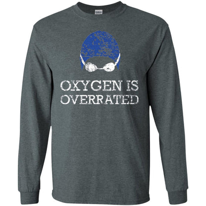 Swimming Lovers T-shirt Oxygen Is Overrated Dark Heather