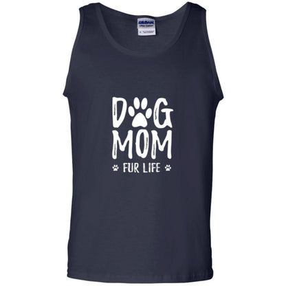 Dog Lover T-shirt Dog Mom Fur Life T-shirt Navy