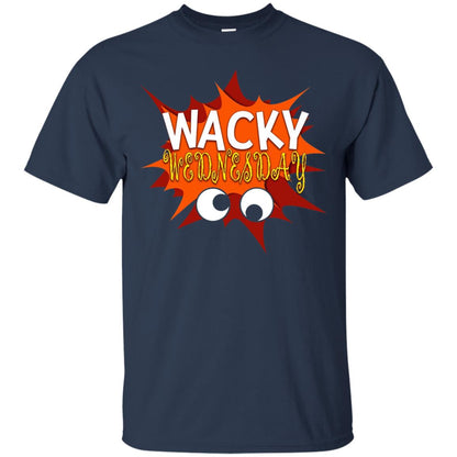 Wacky Wednesday Googly Eyes Silly T-shirt Navy