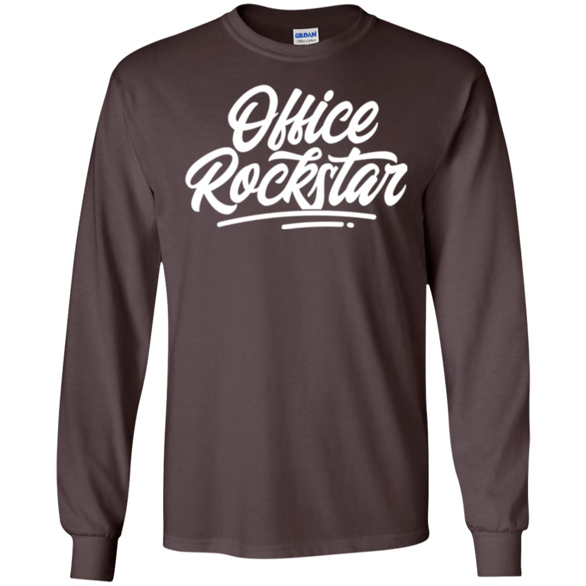 Office Rockstar T-shirt Administrative Professionals Day Dark Chocolate