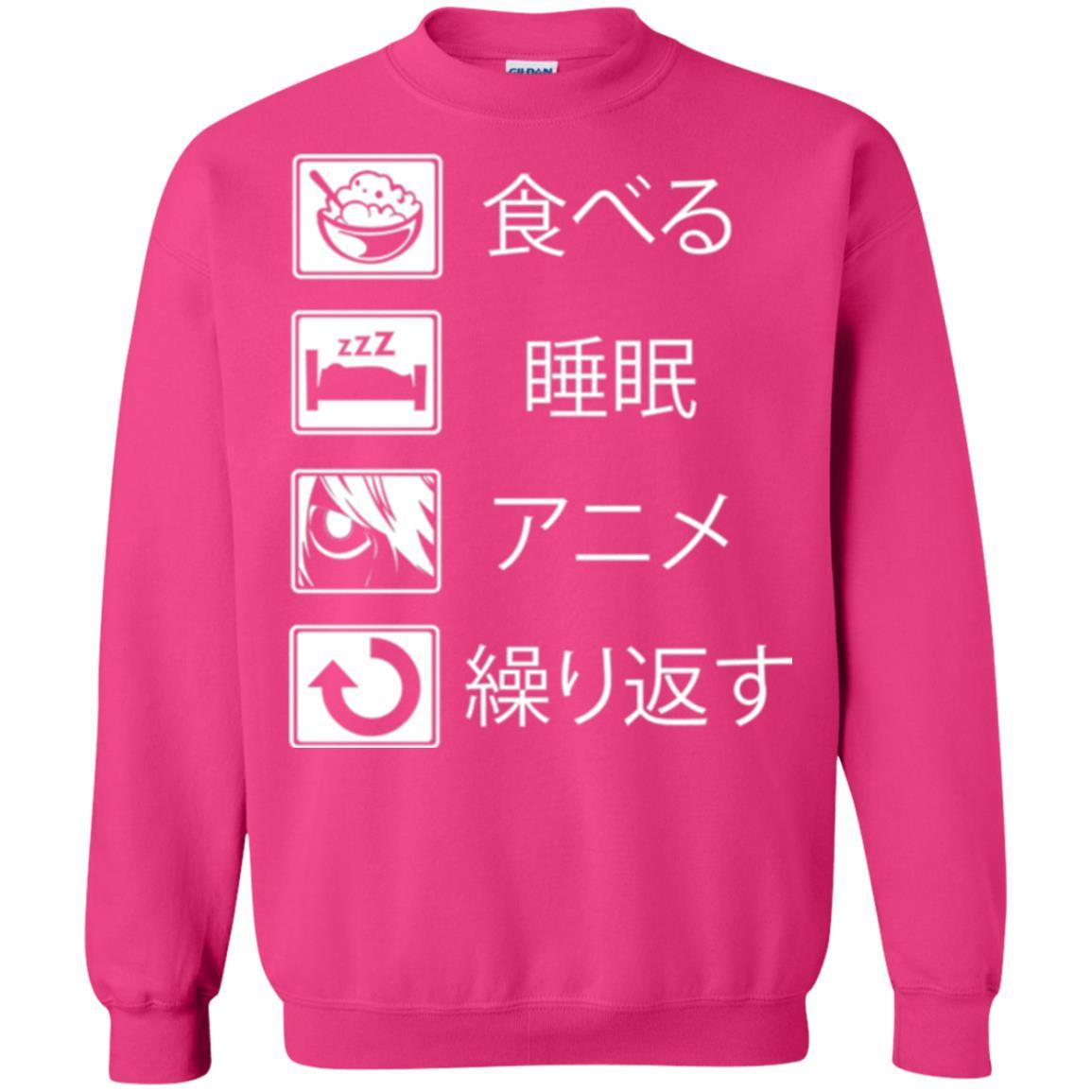 Anime Binge T-shirt Eat Sleep Anime Repeat