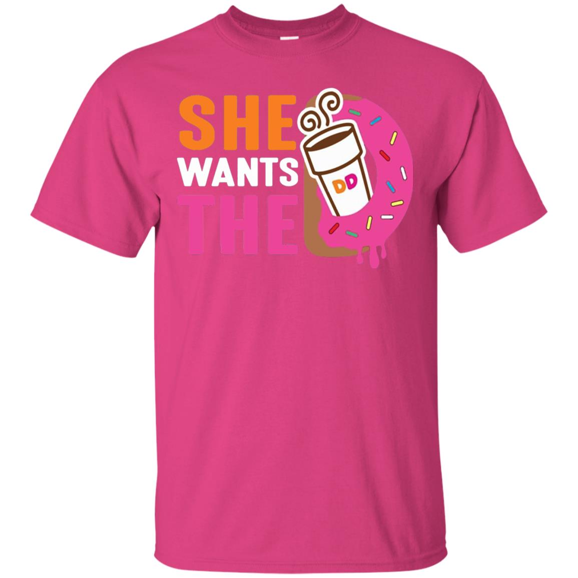 She Wants The D Dunking T-shirt Heliconia
