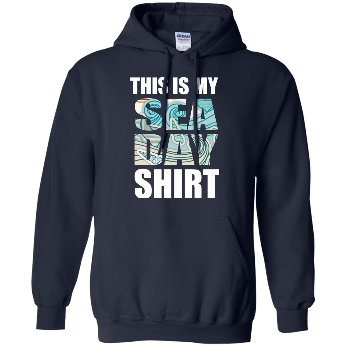 Summer Vacation T-shirt This Is My Sea Day Navy