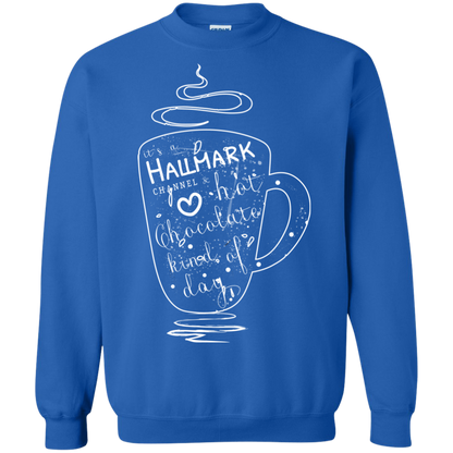 Christmas T-shirt It's A Hallmark Hot Chocolate Kind Of Day Royal