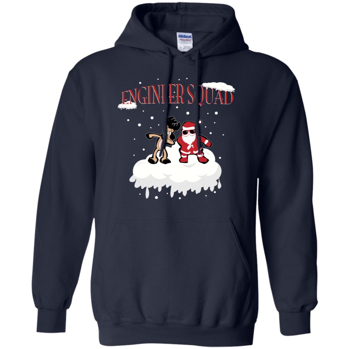 Engineer Squad Engineering X-mas Gift Shirt Navy