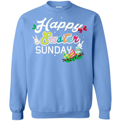 Christian T-shirt Happy Easter Sunday Carolina Blue