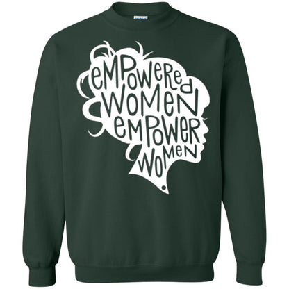 Feminist T-shirt Empowered Women Empower Woman Forest Green